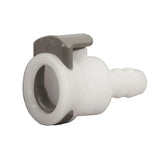 Non-Valved In-Line Hose Barb Coupling Body 1/4 ID Barb